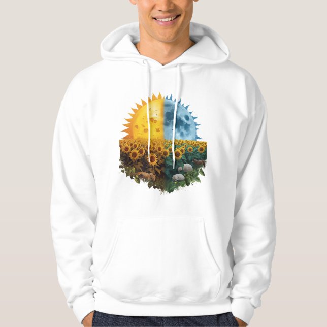 Sun & Moon  Hoodie (Vorderseite)