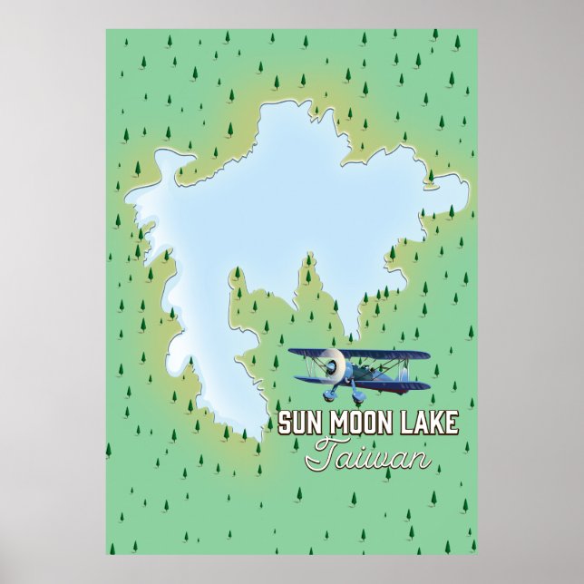 Sun Moon Lake Taiwan Poster (Vorne)
