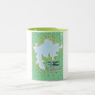 Sun Moon Lake Taiwan Zweifarbige Tasse