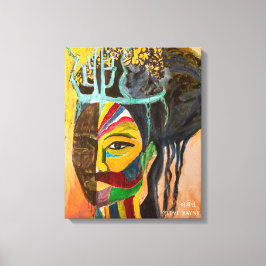 "Sun & Moon Maaking Liebe" - Druck auf Leinwand