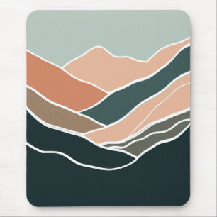 Sun & Moon Mountains Mousepad