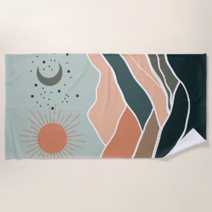 Sun & Moon Mountains Strandtuch