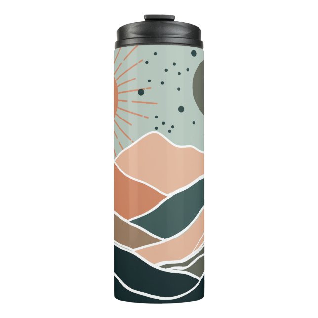 Sun & Moon Mountains Thermosbecher (Vorderseite)