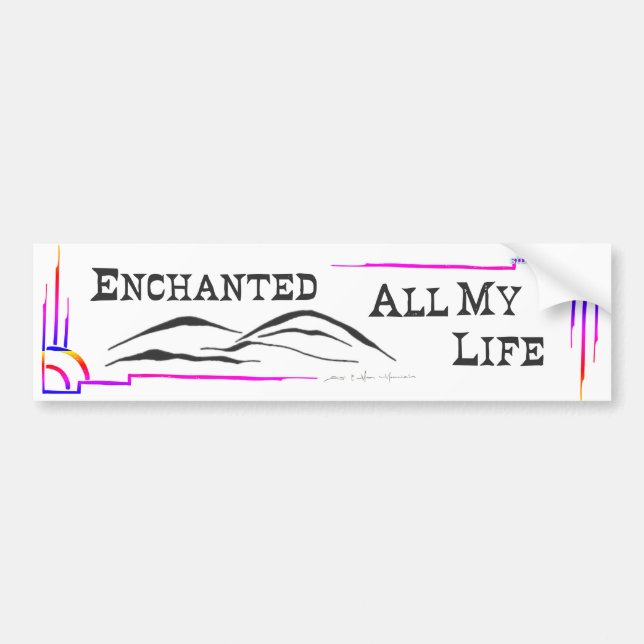 SUN & MOON MTN BUMPER STICKER studio miiri (Devant)