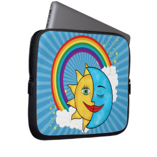 Sun Moon Rainbow Stars Laptopschutzhülle