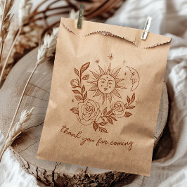 Sun Moon & Rose Magical Boho Earthy CUSTOM Geschenktütchen