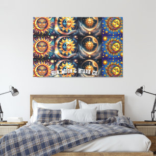 Sun, Moon & Star Co. Leinwanddruck