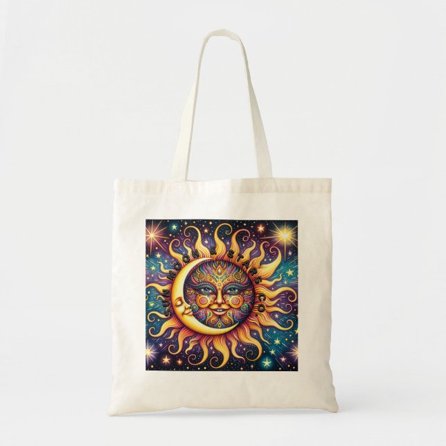 Sun, Moon & Stars Co. Tragetasche (Vorne)