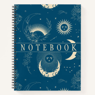 Sun Moon Stars Cosmic Notizbuch
