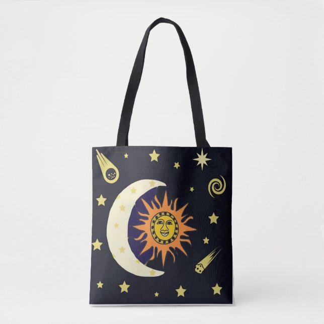 Sun Moon und Stars Tasche (Vorderseite)