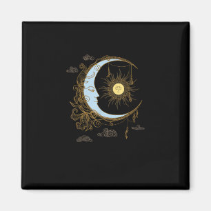 Sun Moon Vintag 90er Hexe Whimsigoth Ästhetik Magnet
