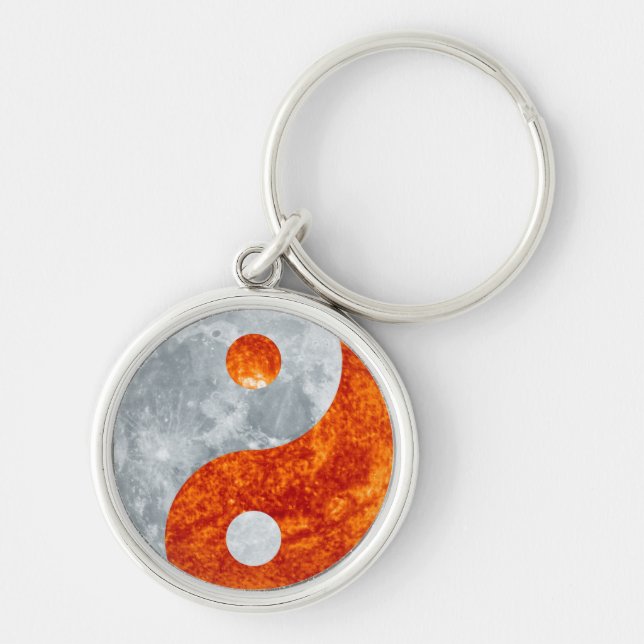 Sun & Moon Yin-Yang Asian Wisdom Series Schlüsselanhänger (Vorne)