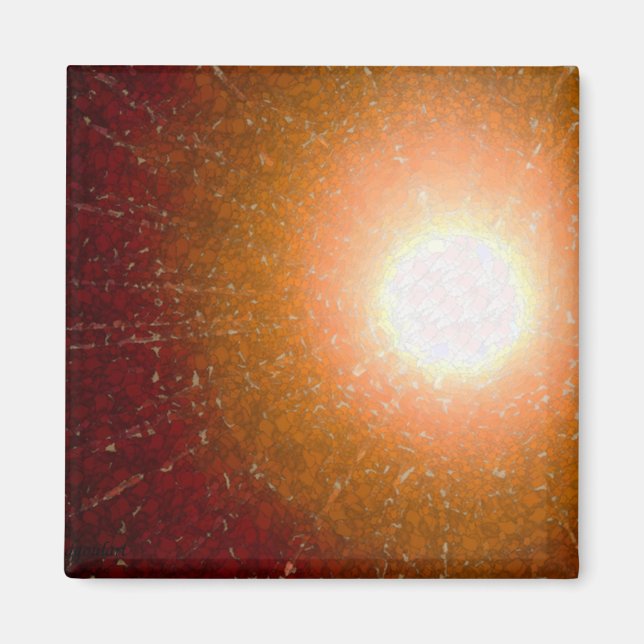 Sun Mosaic Magnet (Vorne)