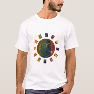 Sun Mosaic - T-Shirt Collage Solaire