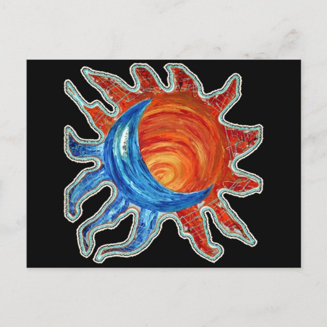 Sun N Moon Postkarte (Vorderseite)