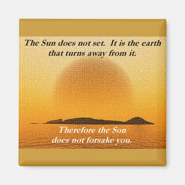 Sun Never Set Magnet (Vorne)