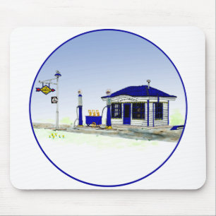 Sun Oil Station Mousepad