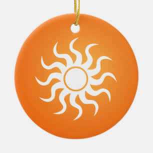 Sun-Ornamente Keramik Ornament