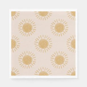 Sun Party Napkins Serviette