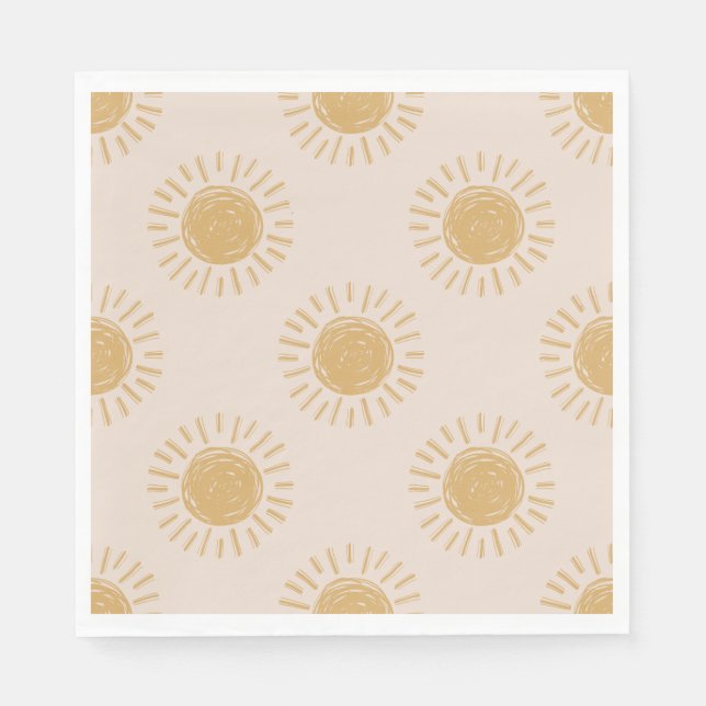 Sun Party Napkins Serviette (Vorderseite)