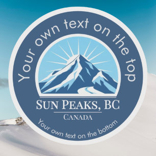 Sun Peaks British Columbia Kanada Aufkleber
