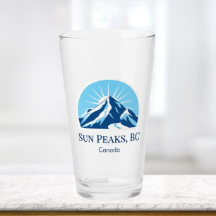 Sun Peaks British Columbia Kanada Ski-Souvenir Glas