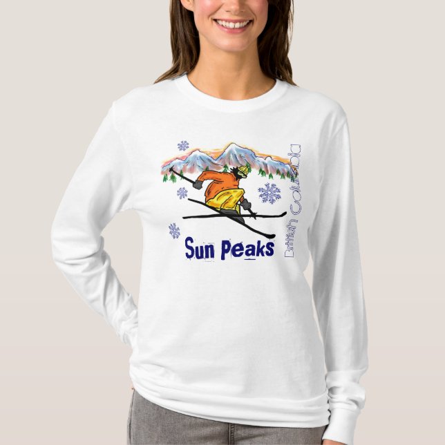 Sun Peaks Colombie-Britannique dames sweat - shirt (Devant)