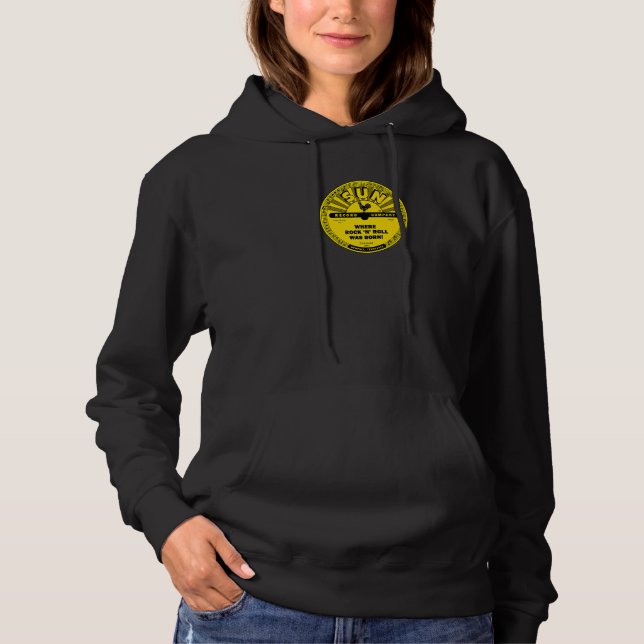 Sun Platten Classic Vinyl, bei dem Rock'n'Roll BO Hoodie (Vorderseite)