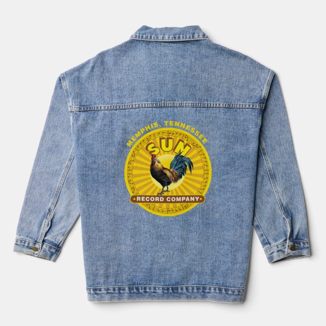 Sun-Platten Jeansjacke (Rückseite)