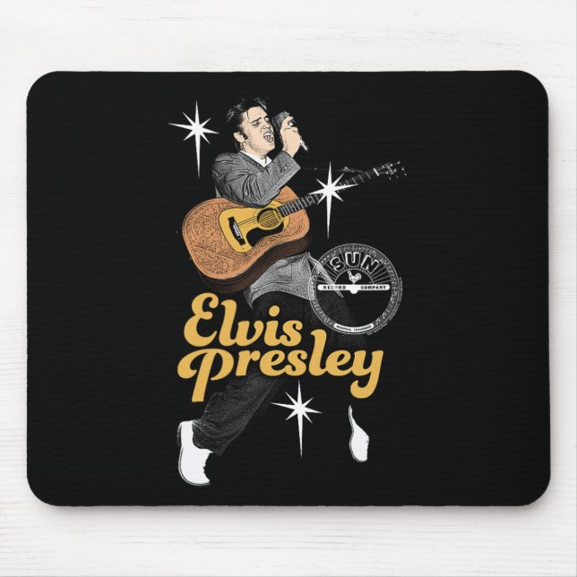 Sun Platten X Elvis Presley Tanz mit Sternen Mousepad (Vorne)
