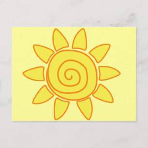 Sun Postkarte