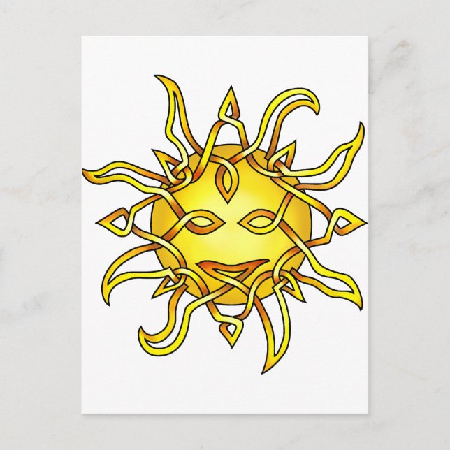 Sun Postkarte (Vorderseite)