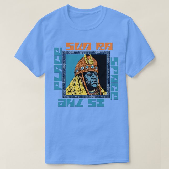SUN RA Original Psychedelic Design T-Shirt (Design vorne)