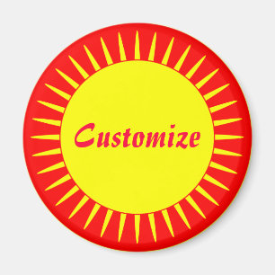 Sun Ray Template - 2 Magnet