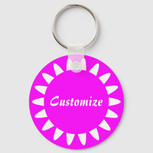 Sun Ray Template - 3 - Magenta - 1 Schlüsselanhänger