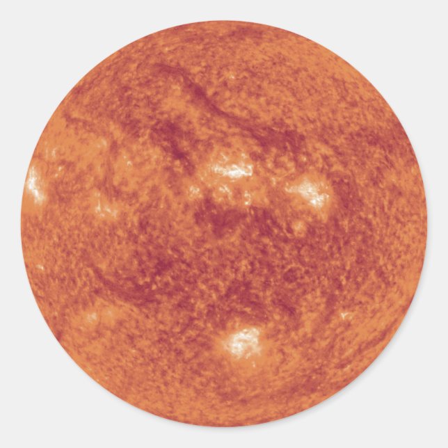 Sun Runder Aufkleber (Vorderseite)