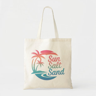 Sun Salt Sand Beach Vibes Tote Tasche
