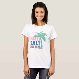 Sun Salt Sand Boho Retro Summer T-Shirt