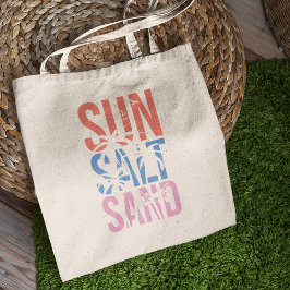 Sun Salt Sand Summer Beach Angebot Tragetasche