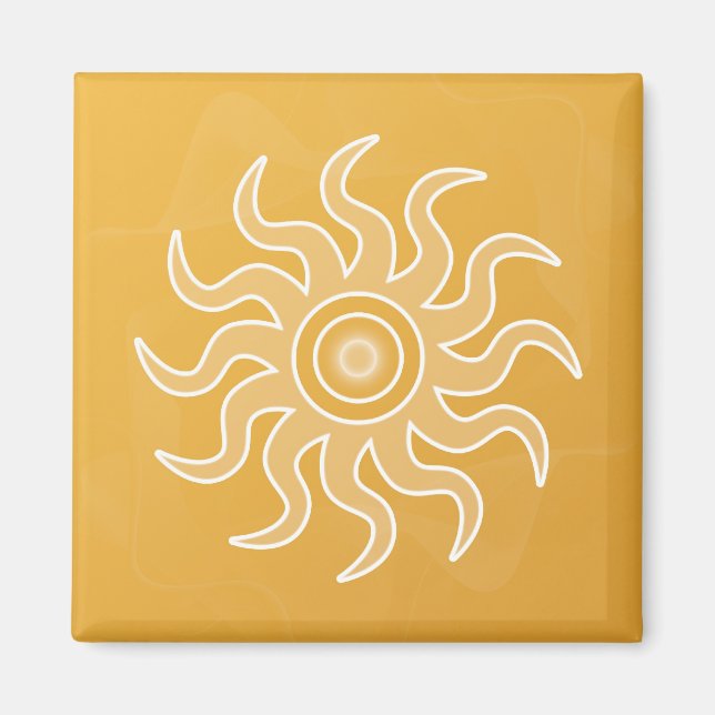 Sun Salutation Magnet (Vorne)