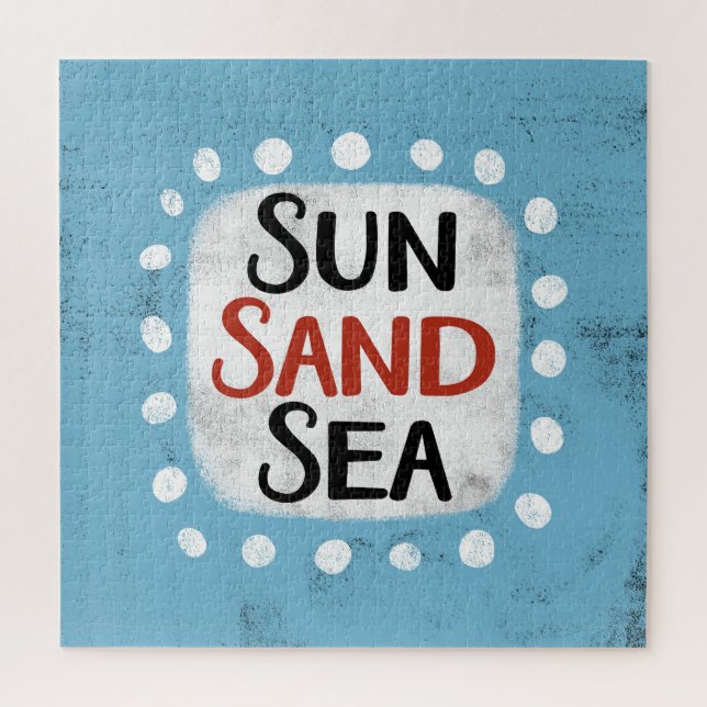 Sun Sand Sea Jigsaw Puzzle (Vertikal)