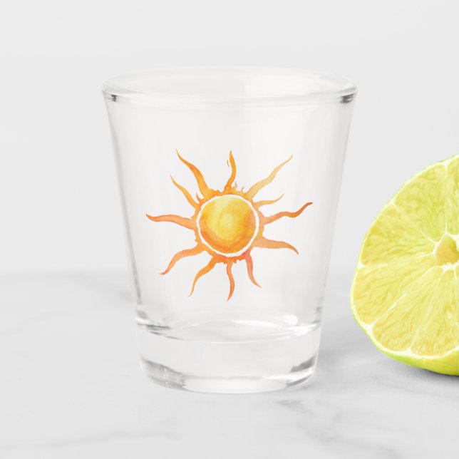 Sun Schnapsglas (Vorderseite)