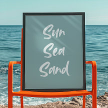 Sun Sea Sand | Trendy Wall Art | Minimalistisches