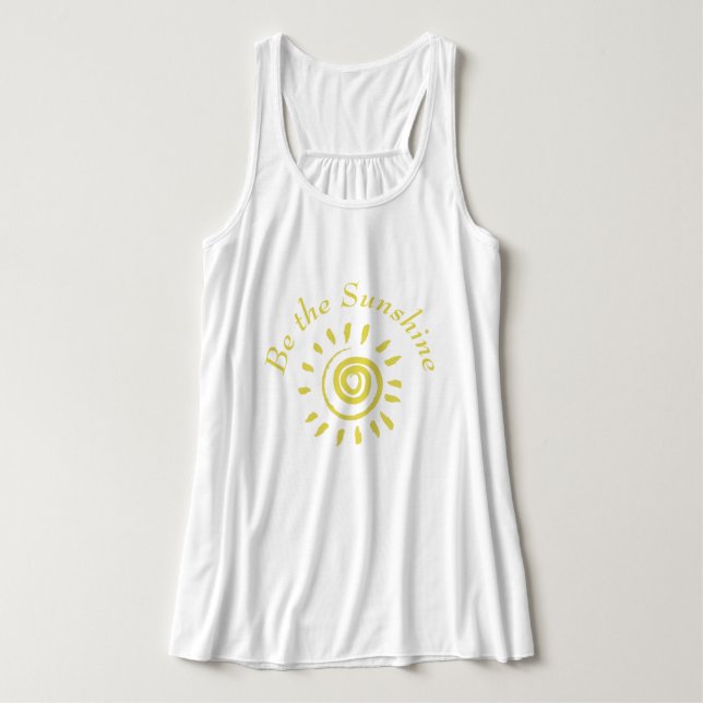 Sun sei der inspirierende T - Shirt für Sonnensche (Design Vorderseite)