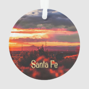 Sun Set Père Noël Fe New Mexico