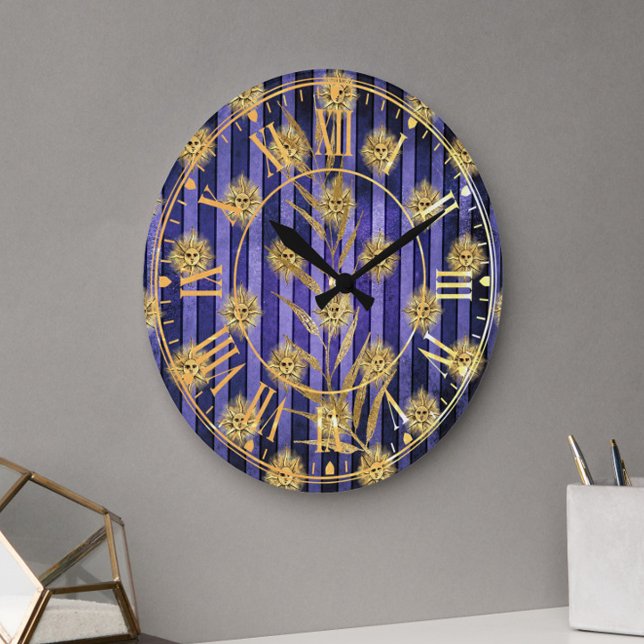 Sun Sign Astrology Große Wanduhr (Von Creator hochgeladen)