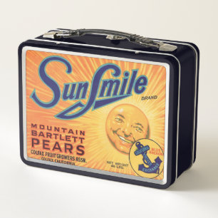 Sun Smile Brand Metall Brotdose