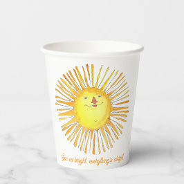 Sun so bright pappbecher