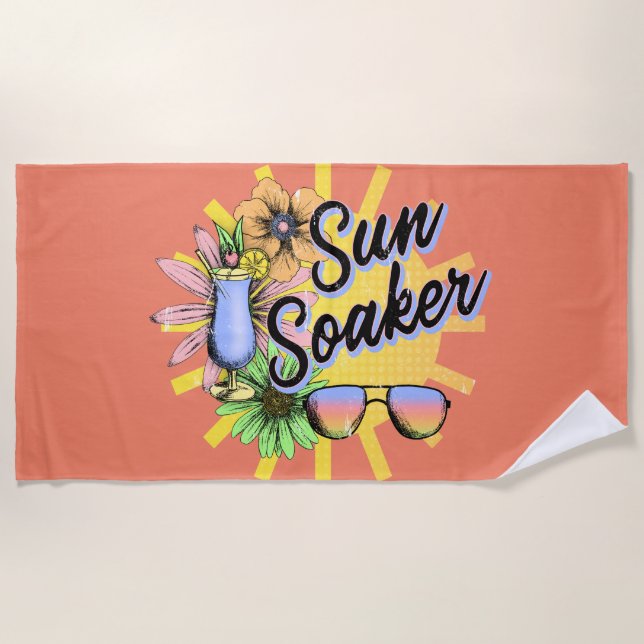 Sun Soaker Strandtuch (Vorderseite)