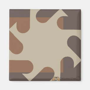 Sun Sponap beige Magnet 1